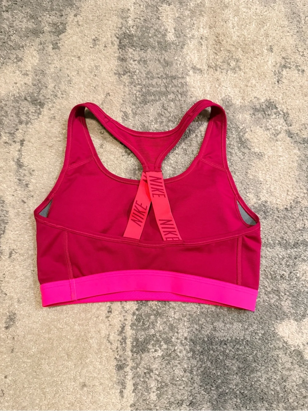 Nike Hot Pink Performance Sports Bra
